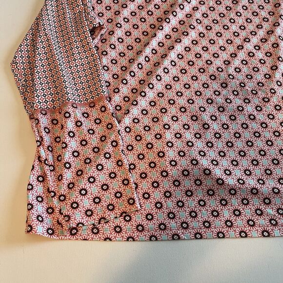 Lands End Women’s Plus 1x Long Sleeve Crew Neck Rash Guard UPF 50 Swim Tee Pink - Picture 3 of 11